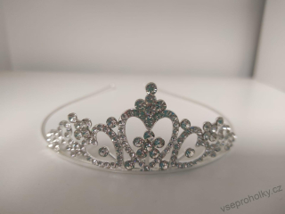 Čelenka princeznovská korunka s kamínky